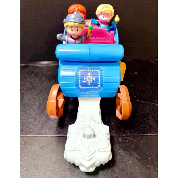 Disney Frozen Kristoff's Sleigh by Little People Set Elsa Anna Kristoff - Picture 3 of 4